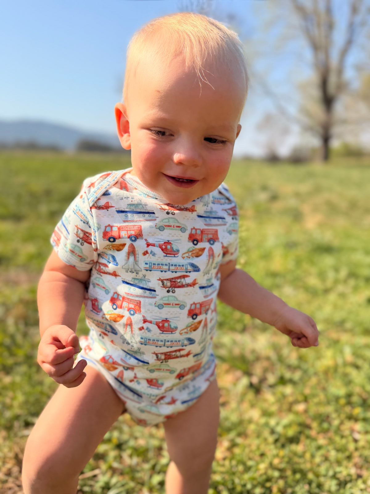 Transport Short Sleeve Organic Bodysuit